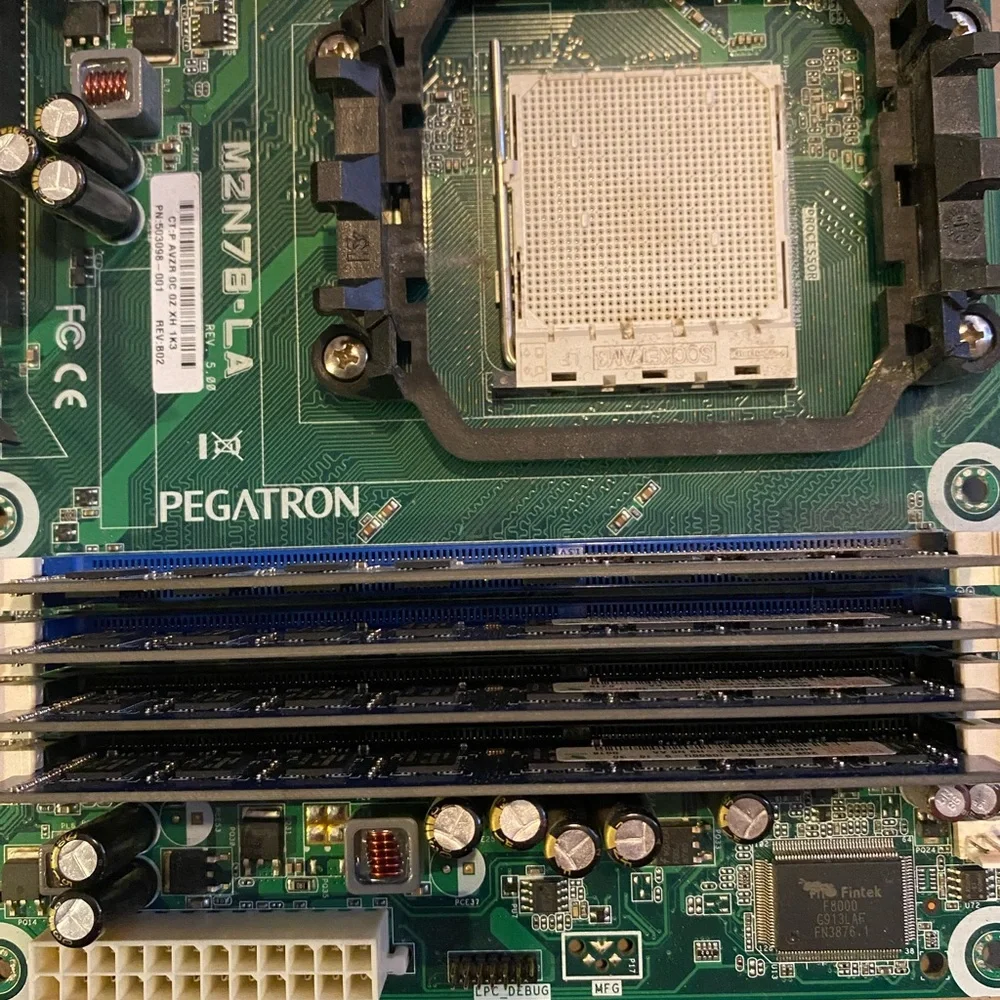 HP-503098-001 pegatron M2N78-LA AMD ams x4 motherboard computer desktop pc
